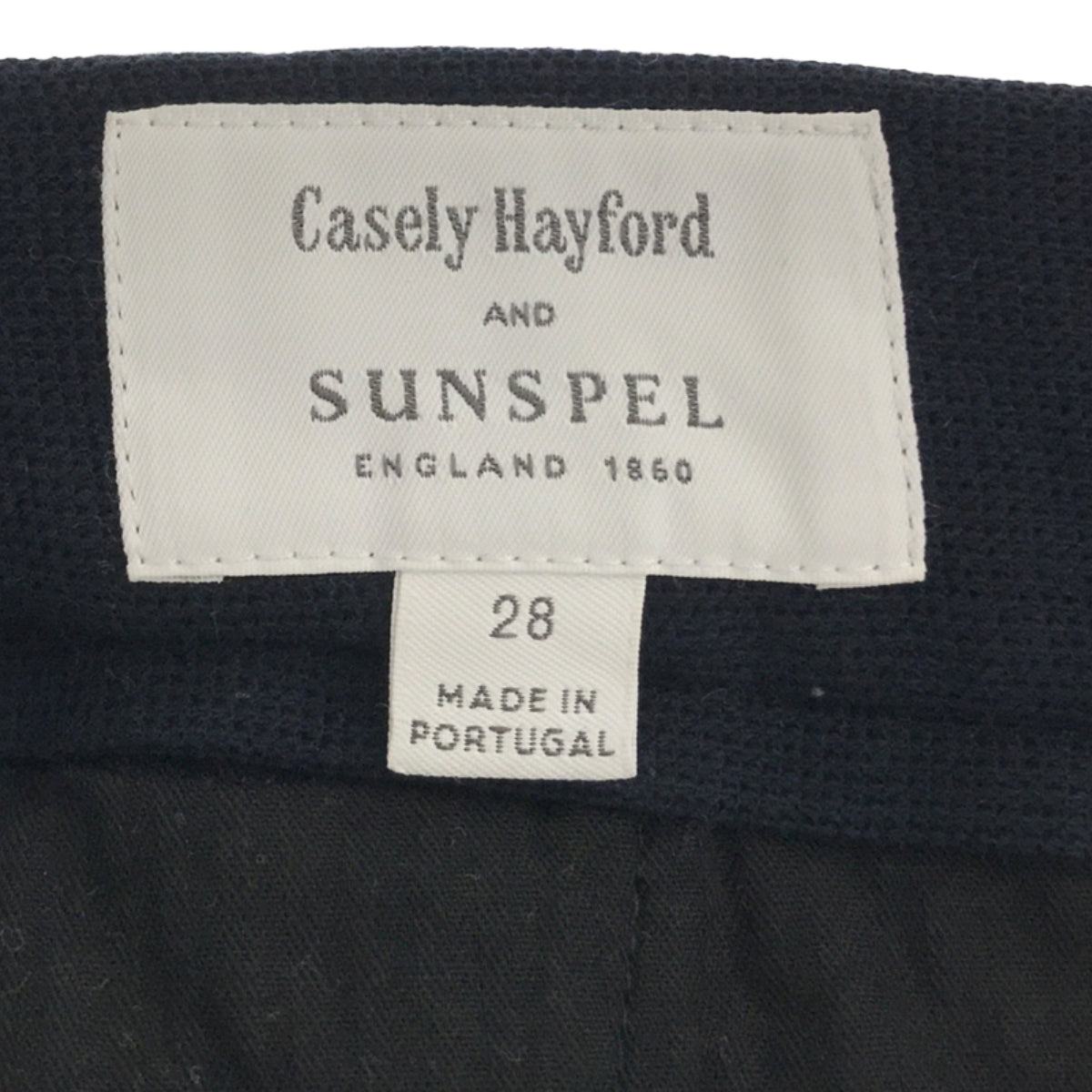 SUNSPEL / サンスペル | × Casely Hayford スラックスパンツ | 28 | ネイビー | メンズ