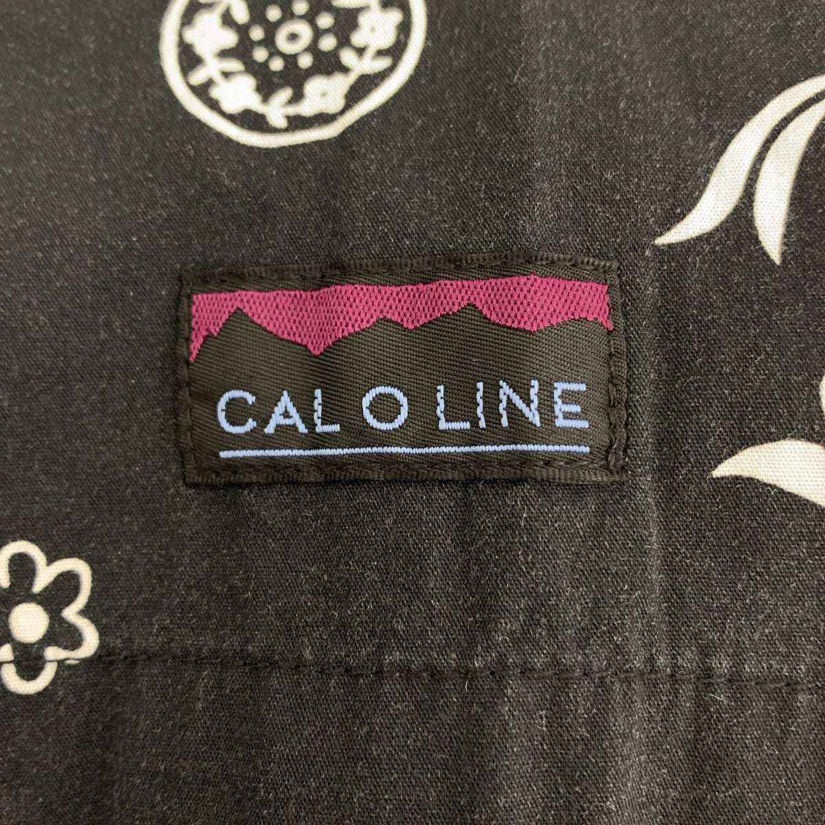 Manastash / マナスタッシュ | コットン レーヨン 総柄 オープンカラーシャツ | M | ブラック/ホワイト | メンズ