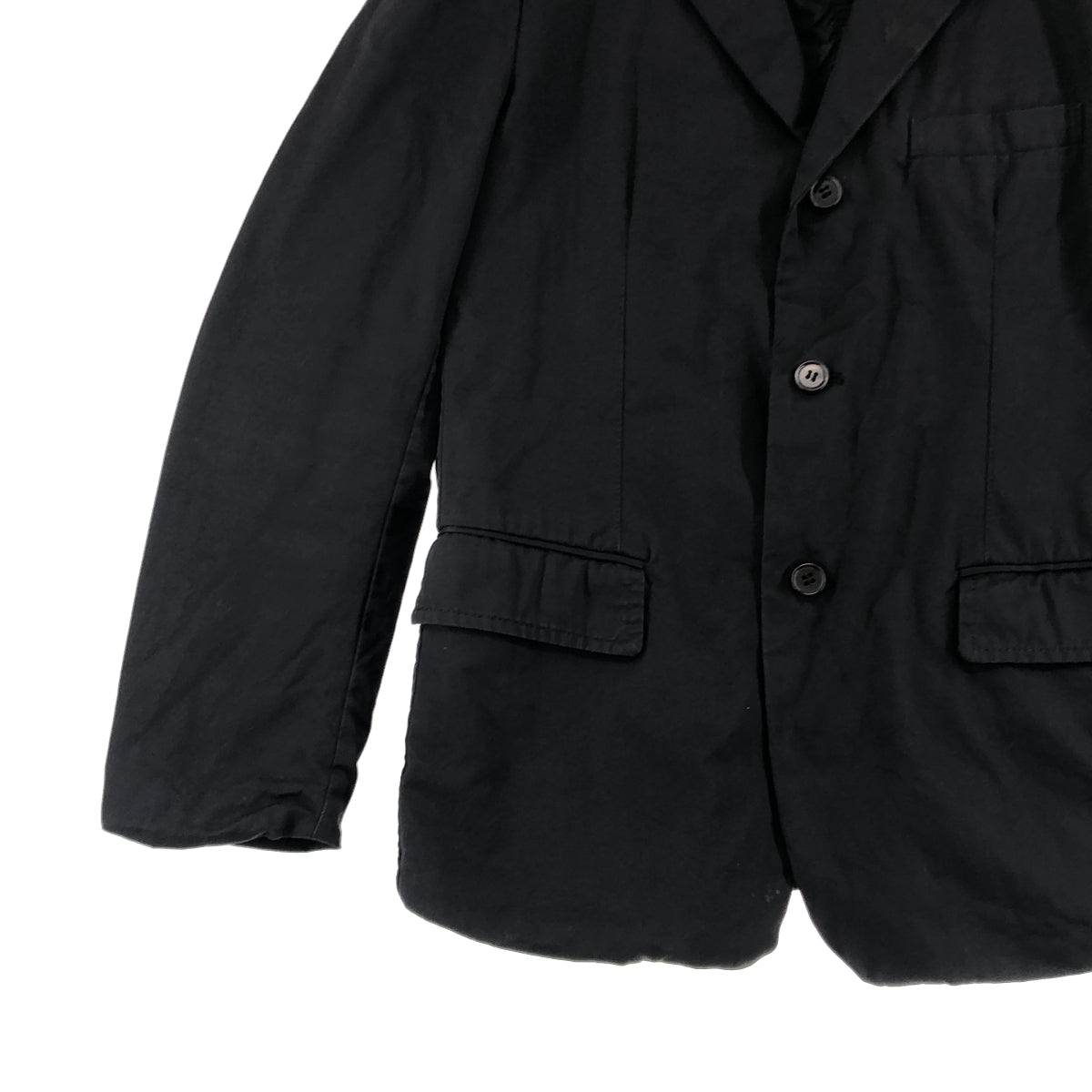 COMME des GARCONS HOMME / コムデギャルソンオム | 2009AW | コットン 製品染め 3B テーラードジャケット | S | メンズ