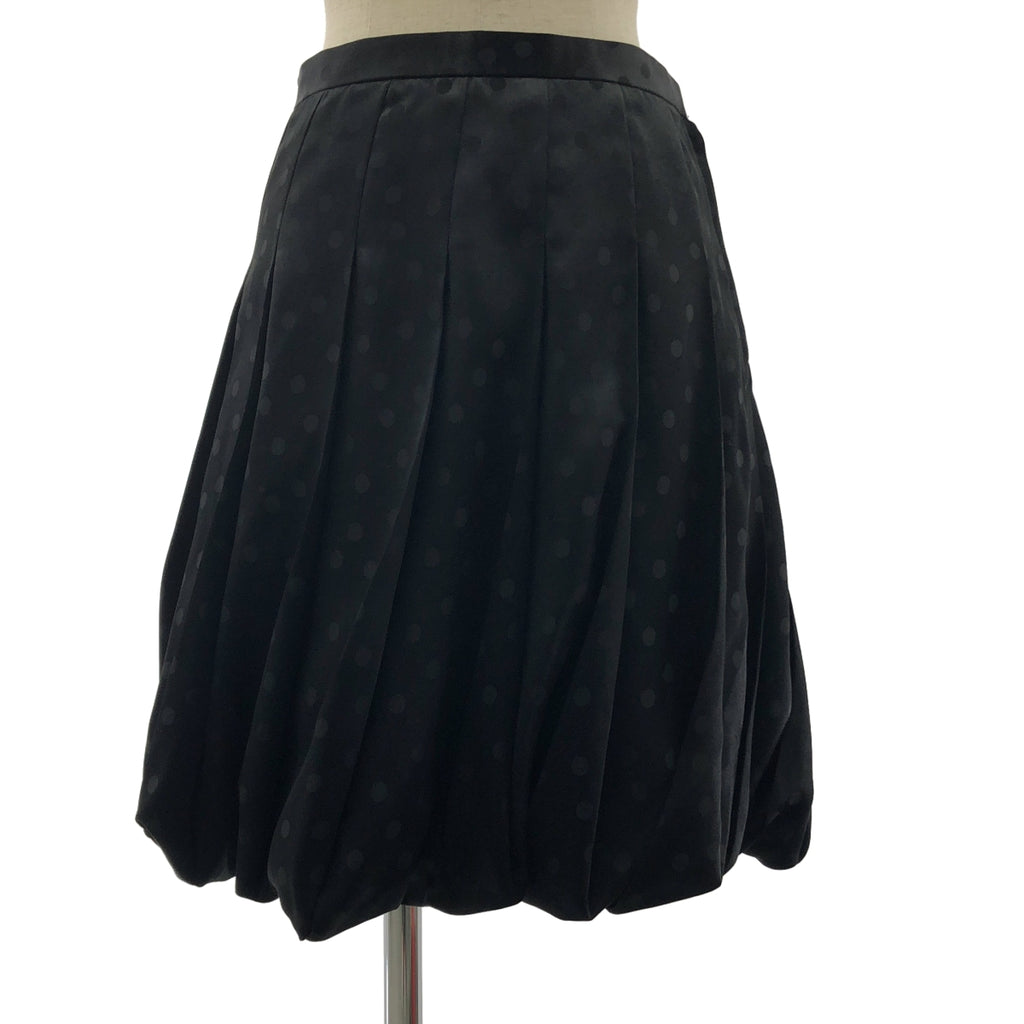 JUNYA WATANABE COMME des GARCONS / 준야와타나베 | 2007AW | 폴리에스텔 도트 입체 변형 사이드 지퍼 볼륨 스커트 | S |