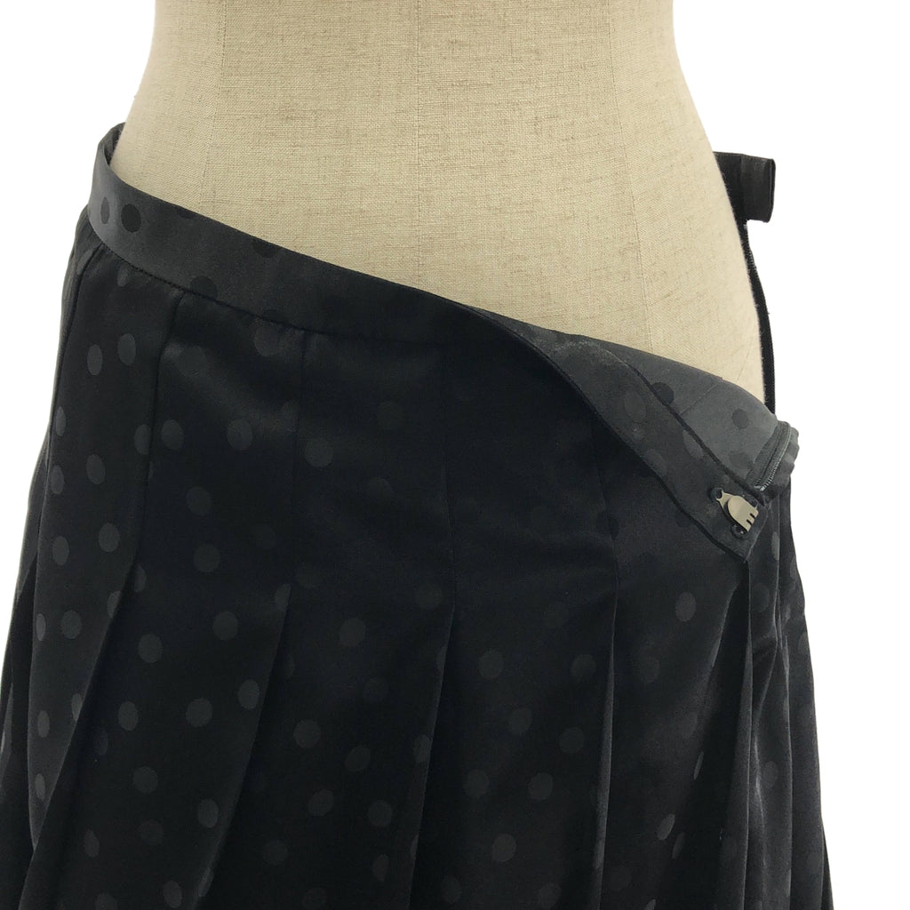 JUNYA WATANABE COMME des GARCONS / 준야와타나베 | 2007AW | 폴리에스텔 도트 입체 변형 사이드 지퍼 볼륨 스커트 | S |