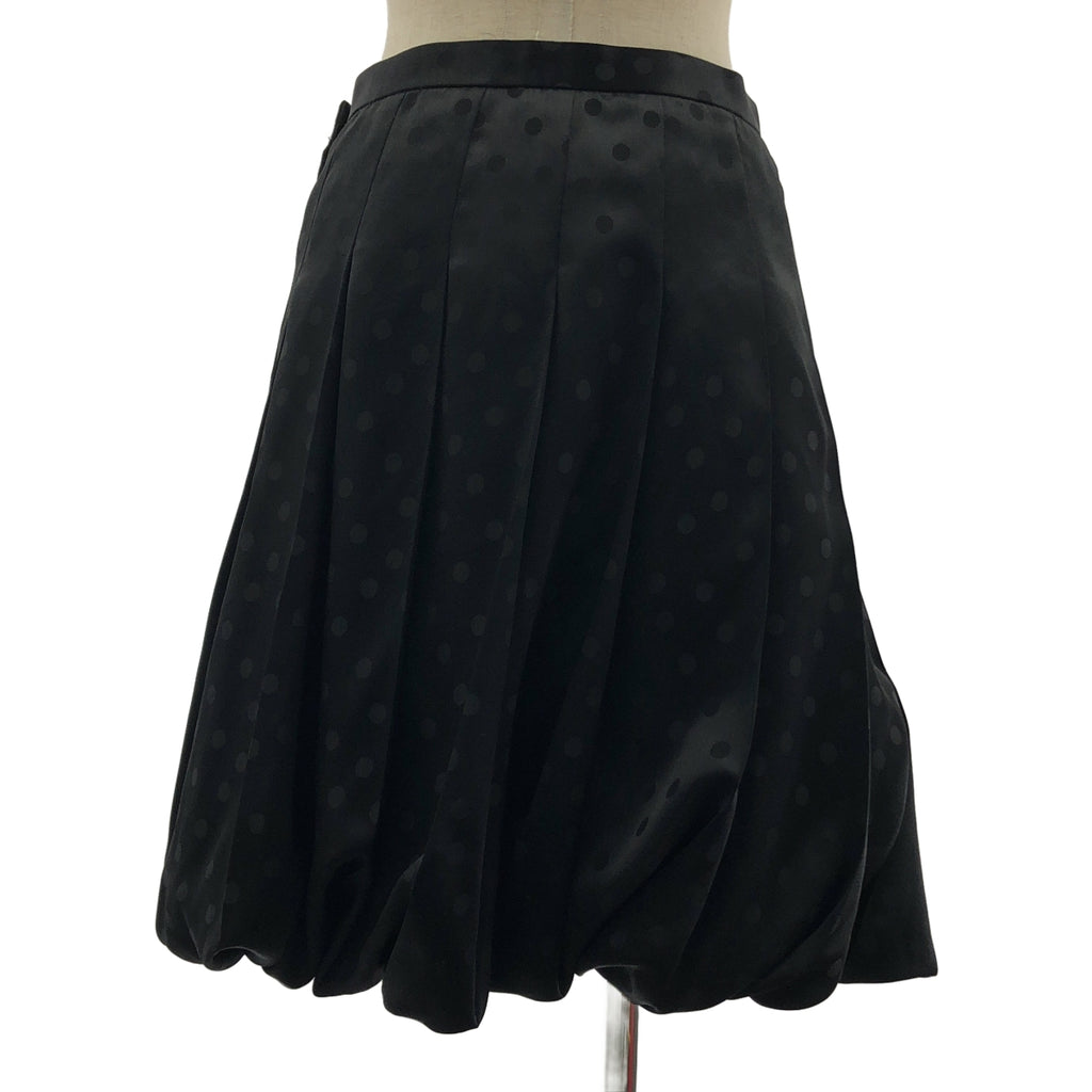 JUNYA WATANABE COMME des GARCONS / 준야와타나베 | 2007AW | 폴리에스텔 도트 입체 변형 사이드 지퍼 볼륨 스커트 | S |