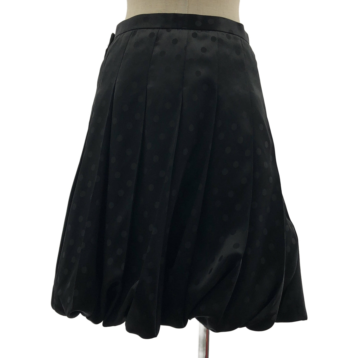 JUNYA WATANABE COMME des GARCONS / 준야와타나베 | 2007AW | 폴리에스텔 도트 입체 변형 사이드 지퍼 볼륨 스커트 | S |