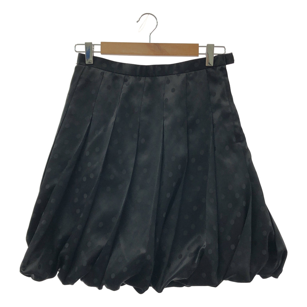 JUNYA WATANABE COMME des GARCONS / 준야와타나베 | 2007AW | 폴리에스텔 도트 입체 변형 사이드 지퍼 볼륨 스커트 | S |