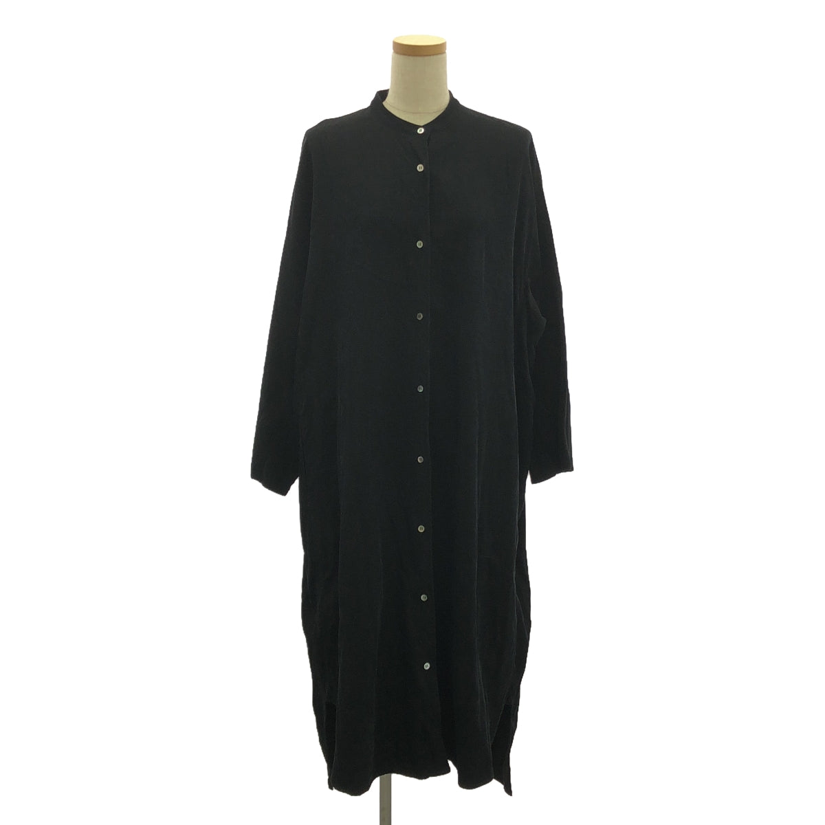 yuni IS LIKE A FLOWER TO ME / UNI | Band collar corduroy dress | F | Women's