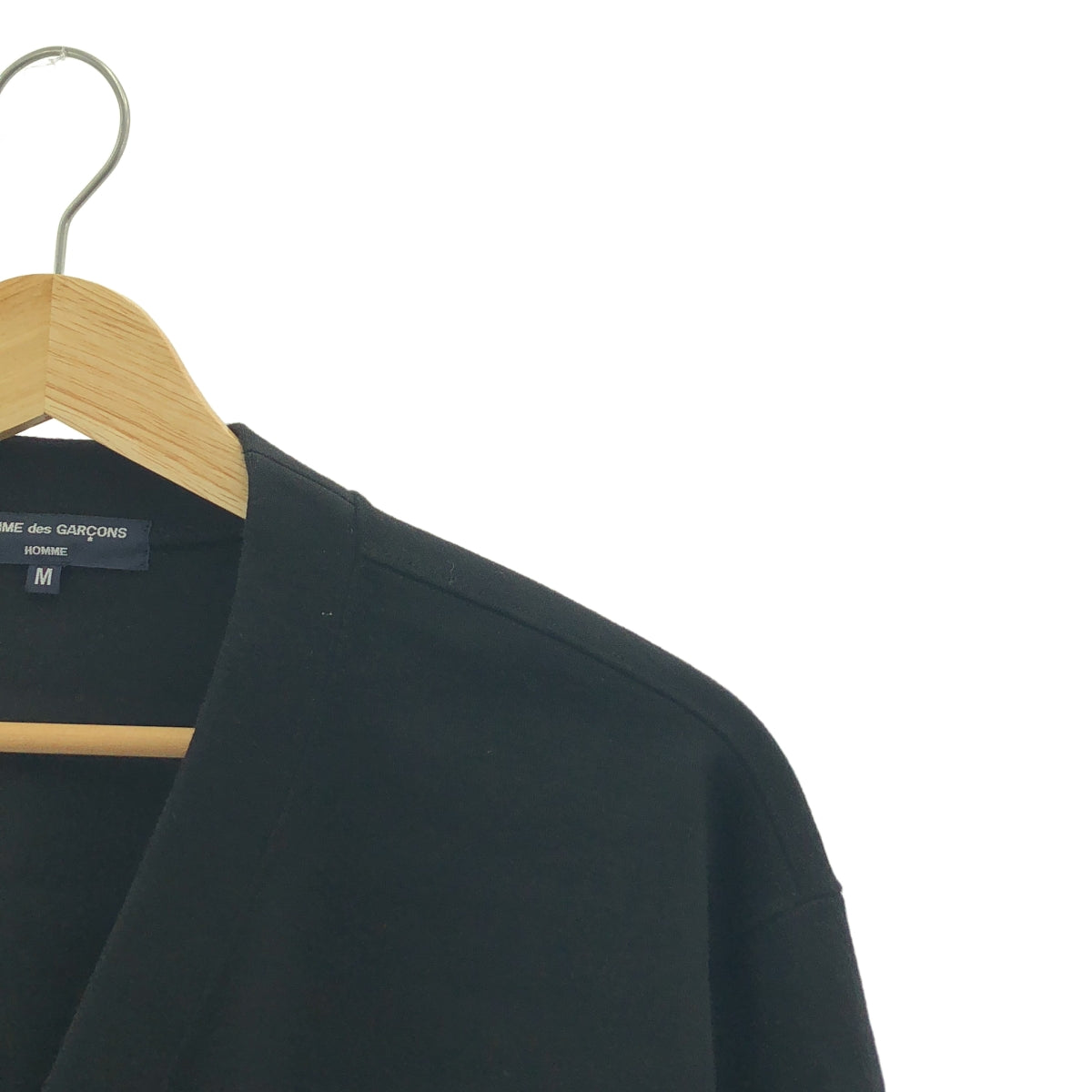 COMME des GARÇONS HOMME | 2022 秋冬 |混合材質口袋開襟衫 |尺寸 M |