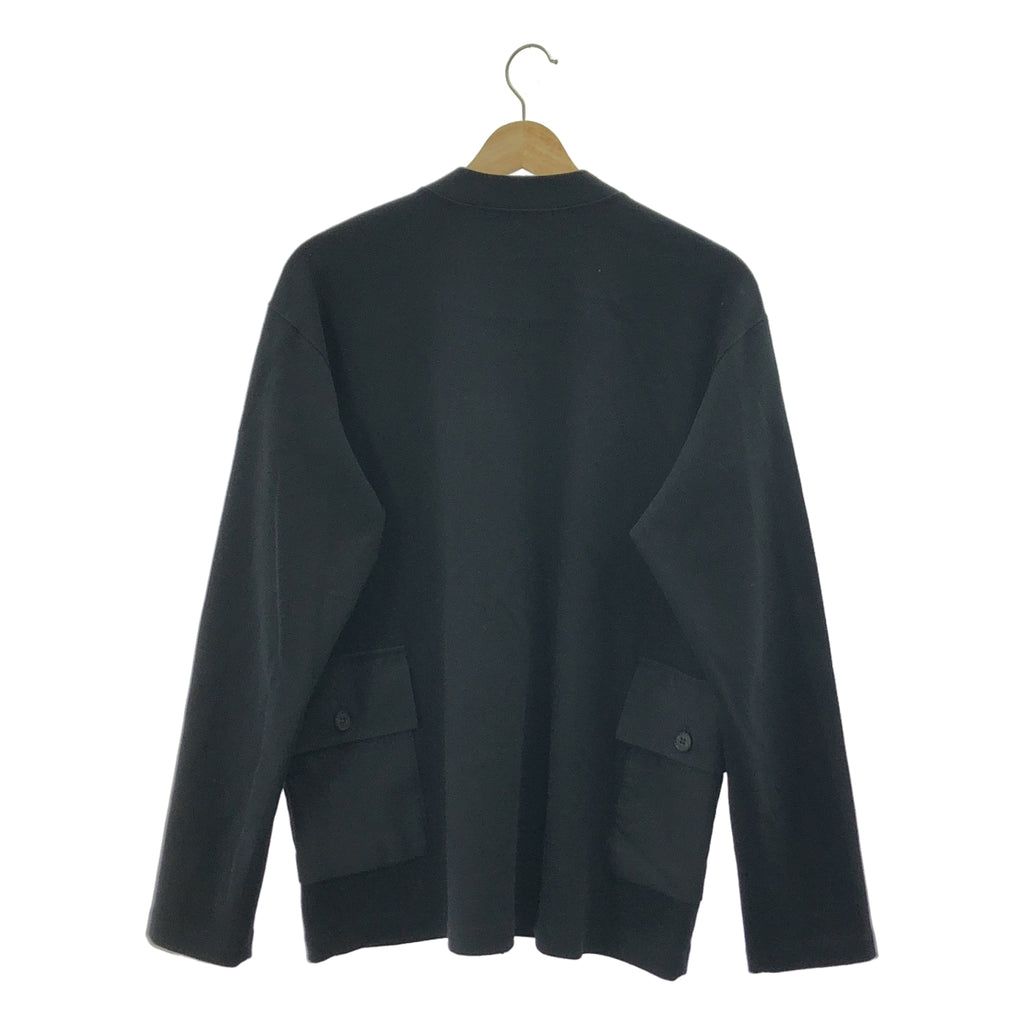 COMME des GARCONS HOMME / 콤데 갤슨 옴므 | 2022AW | 다른 소재 전환 포켓 가디건 | M |
