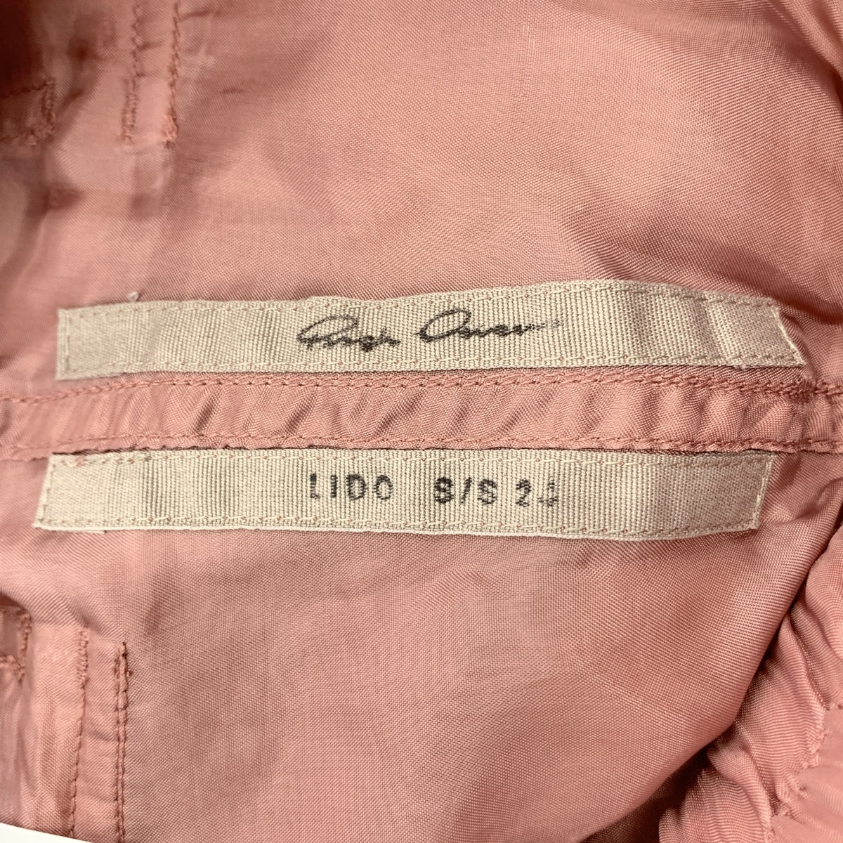 【美品】  Rick Owens / リックオウエンス | 2024SS | Drawstring Geth Belas Pants ドローストリング ゲス ベラーズ パンツ | 38 | ピンク | レディース