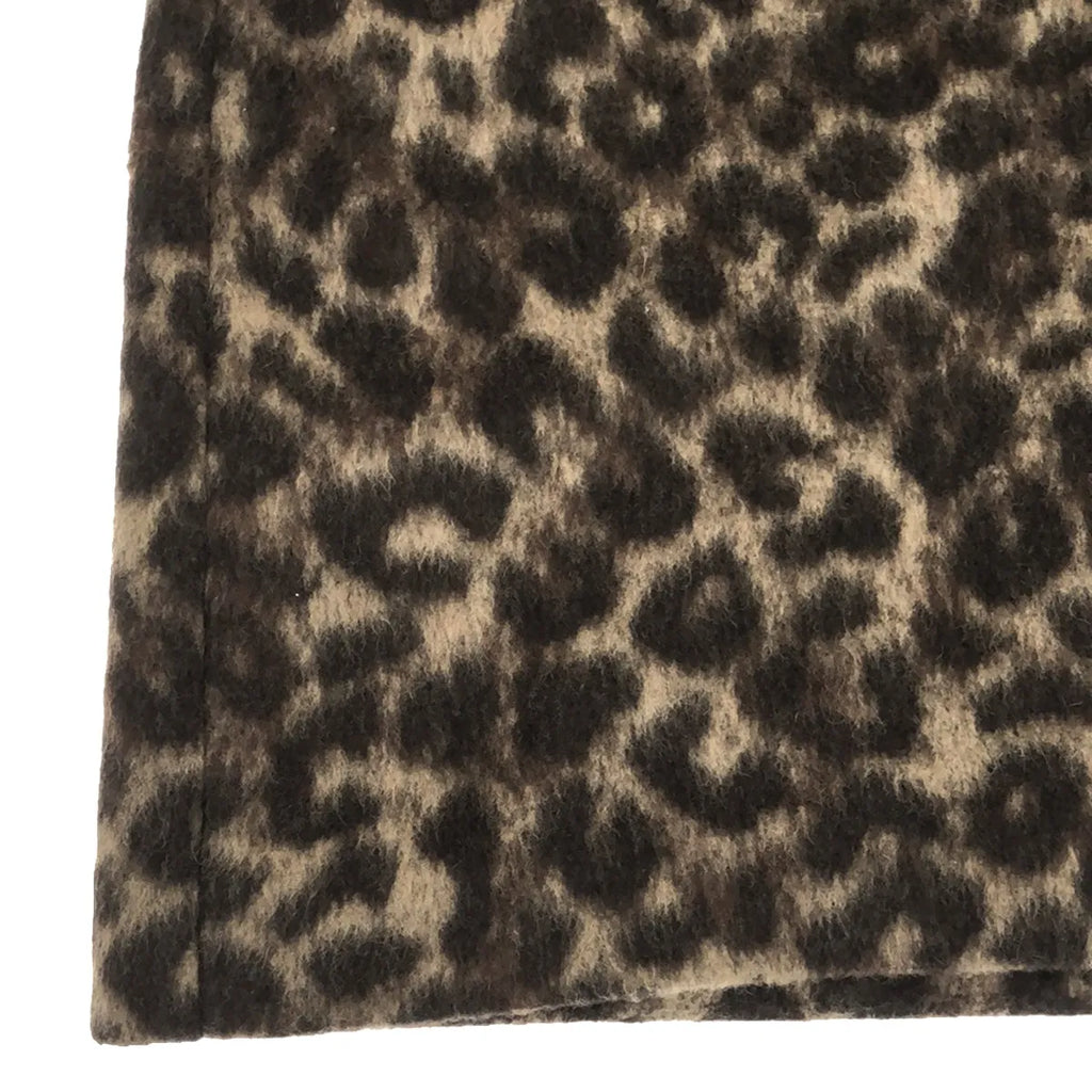 CURRENTAGE / カレンテージ | 2022AW | レオパード柄 SHORT BEAVERミニスカート | 1 | ブラウン | レディース