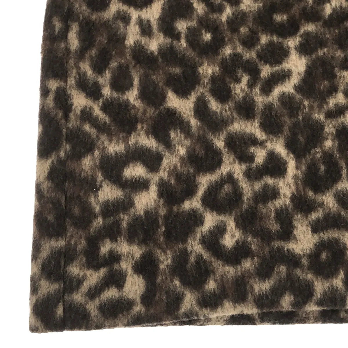 CURRENTAGE / カレンテージ | 2022AW | レオパード柄 SHORT BEAVERミニスカート | 1 | ブラウン | レディース