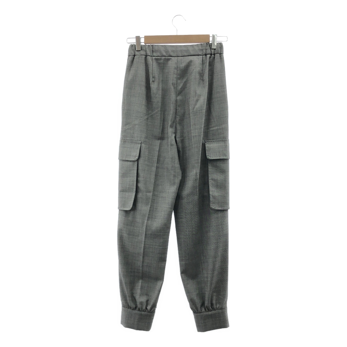 Max Mara / マックスマーラ | ドローストリング 裾ジップスリット タック ジョガー パンツ | 34 | レディース