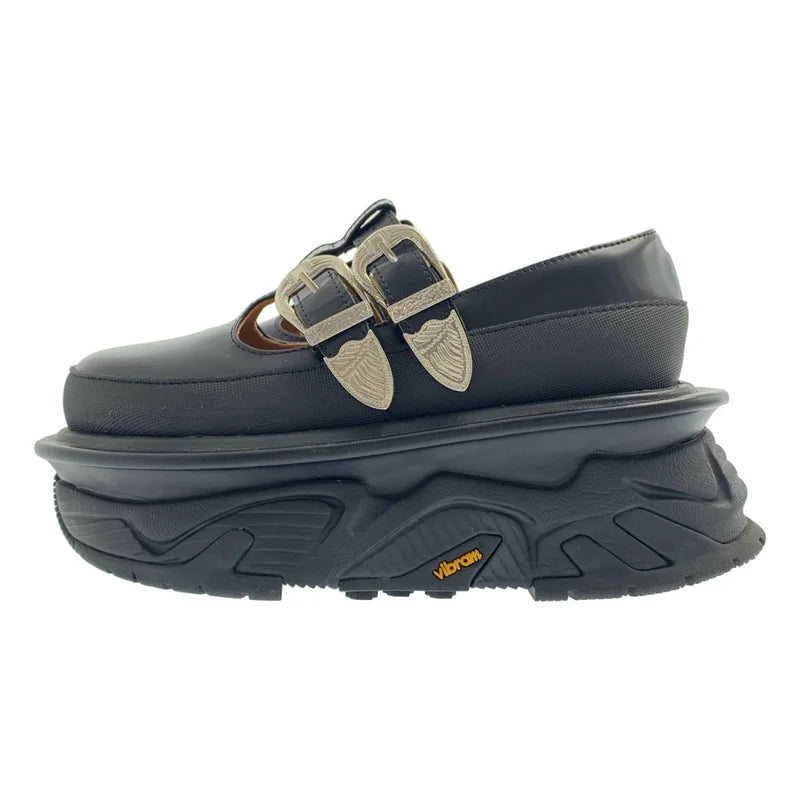 TOGA PULLA / トーガプルラ | AJ1316 / レザー ダブルストラップ メリージェーン シューズ | 36 | レディース