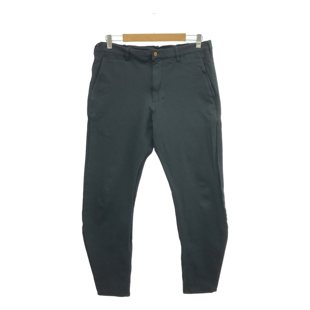 COMME des GARCONS HOMME PLUS / 콤데 갤슨 옴플루스 | 2004SS | 폴리 에스테르 융합 슬랙스 바지 | M | 블랙 | 남성