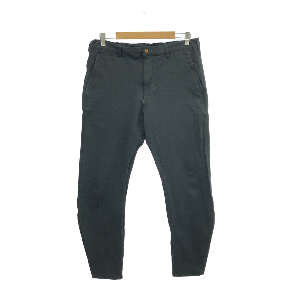 COMME des GARCONS HOMME PLUS / 콤데 갤슨 옴플루스 | 2004SS | 폴리 에스테르 융합 슬랙스 바지 | M | 블랙 | 남성
