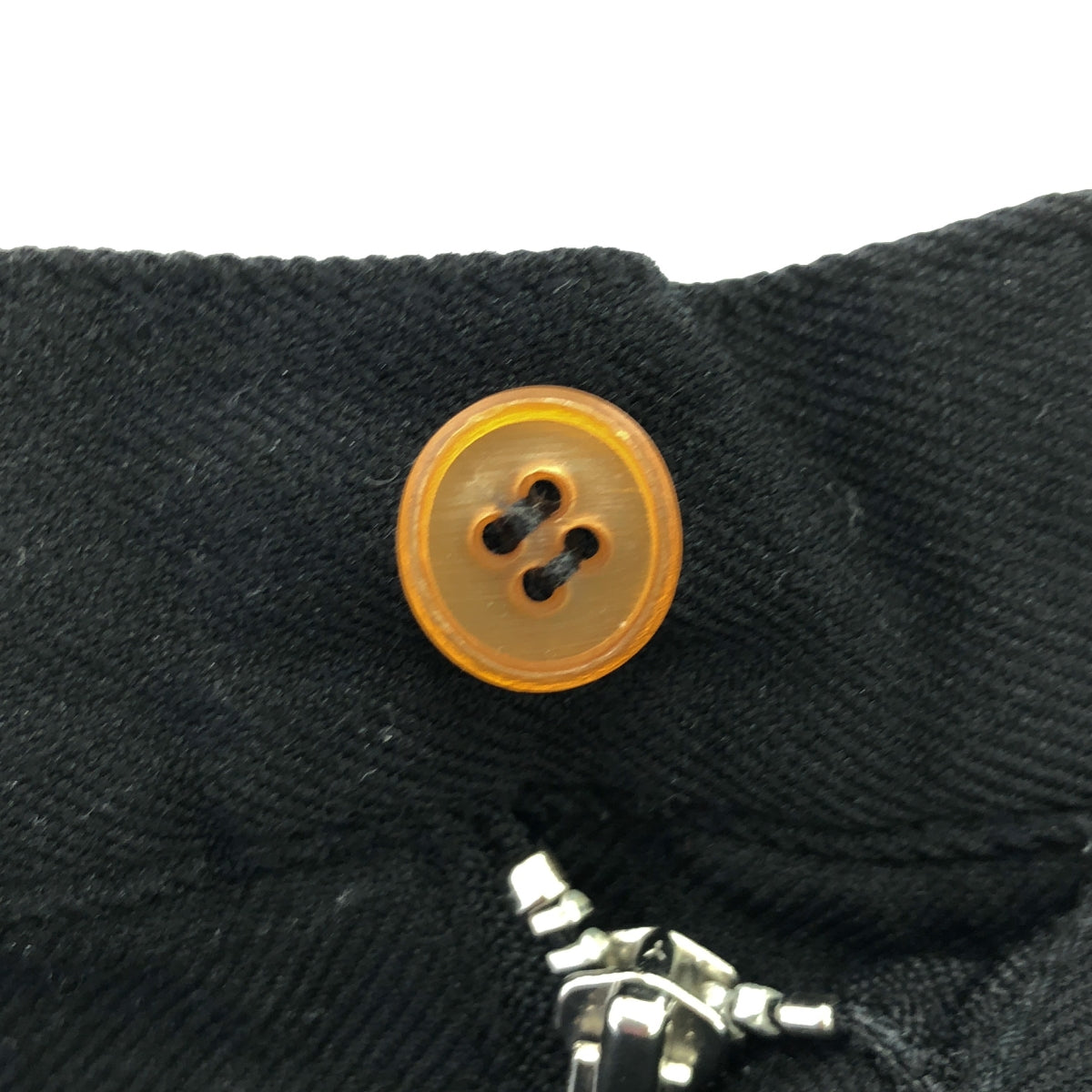 COMME des GARCONS HOMME PLUS / 콤데 갤슨 옴플루스 | 2004SS | 폴리 에스테르 융합 슬랙스 바지 | M | 블랙 | 남성