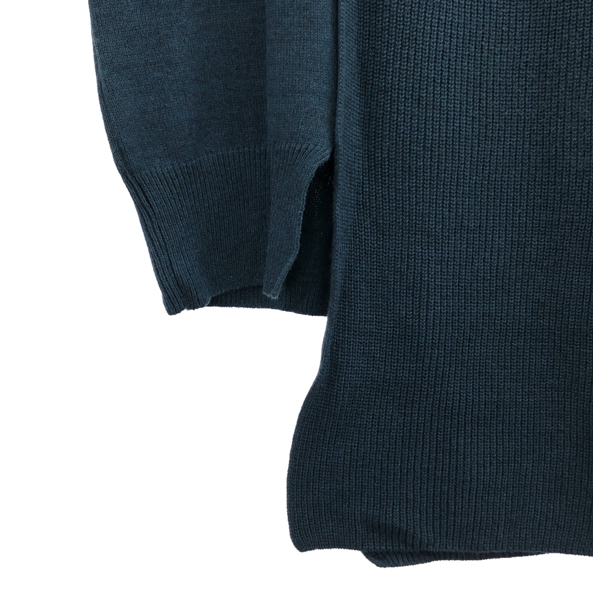 [狀況良好] RISMAT by Y's / Rismat by Y's |不對稱針織連身裙 |尺寸 2 |海軍 |女性的