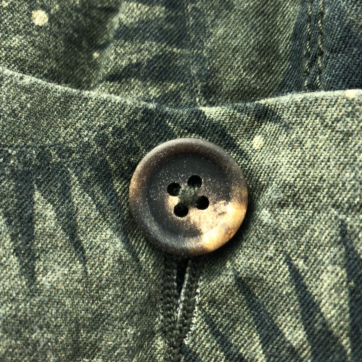 【美品】  ziggy chen / ジギーチェン | 2022SS | 総柄 ドローストリング ワイドパンツ | 46 | ブラック/グレー系 | メンズ