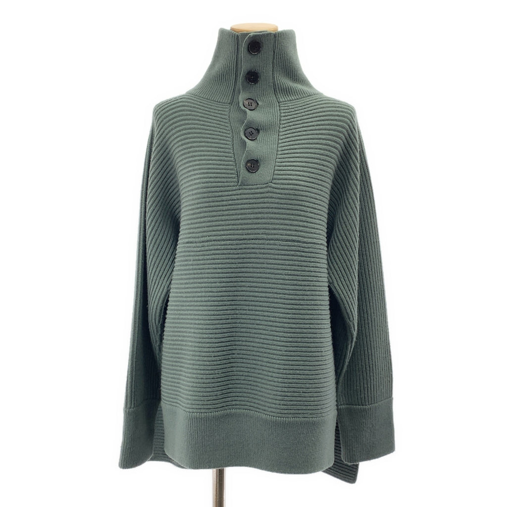 內田文香 | 羅紋高領開衩針織衫 | 尺寸 34 | 女款