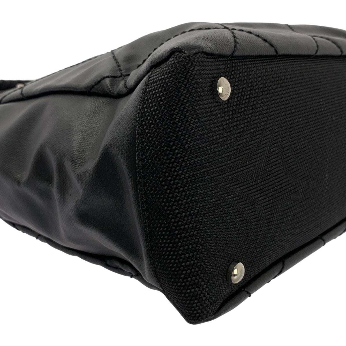 CHANEL / 샤넬 | 파리 비아 비트 PM 코코 마크 PVC 가죽 토트 백 |