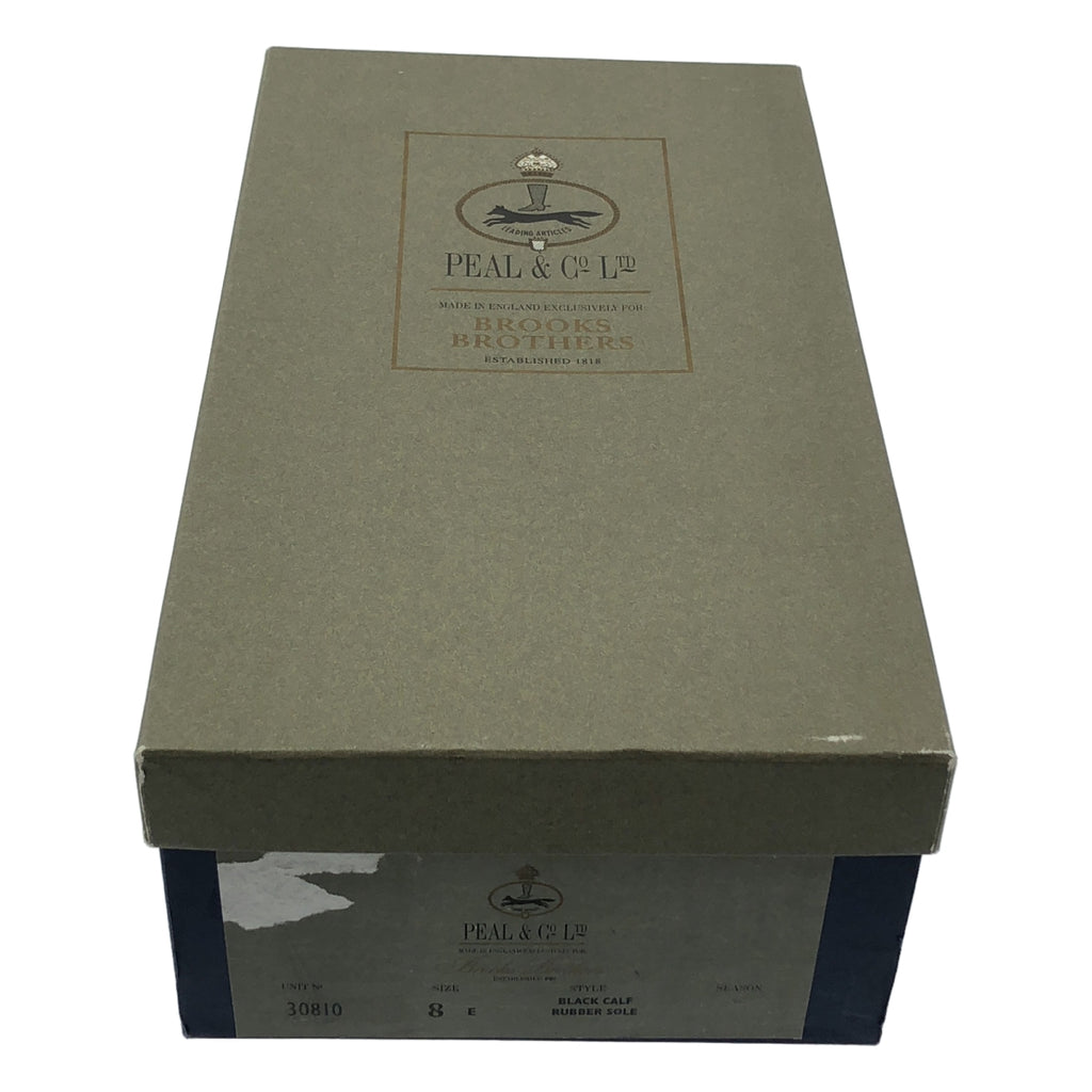 BROOKS BROTHERS / ブルックスブラザーズ | ×PEAL&CO ピールアンドコー / ストレートリップ レザー シューズ | 8 E |