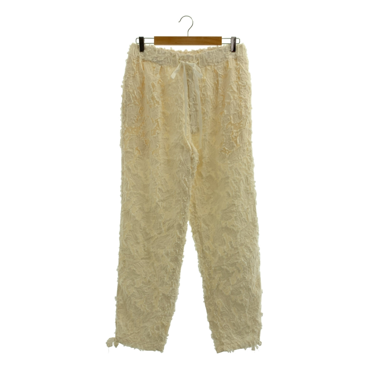 MASU / エムエーエスユー | 2020SS | JACQUARD PAJAMA PANTS  ジャガード パジャマパンツ | 46 | アイボリー | メンズ