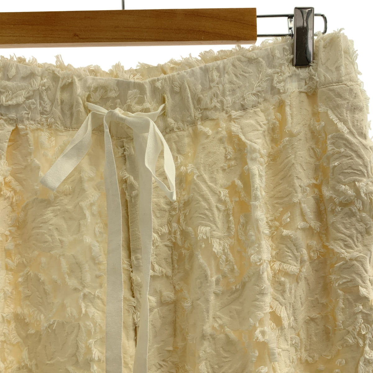 MASU / エムエーエスユー | 2020SS | JACQUARD PAJAMA PANTS  ジャガード パジャマパンツ | 46 | アイボリー | メンズ