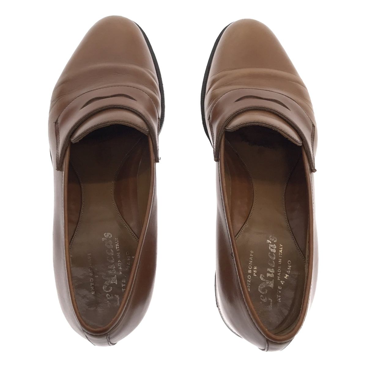 Le Yucca's / 레유카스 | SADDLE SLIP ON SHOES / Y31319 로퍼 / 가죽 신발 / 가죽 신발 | 39 1/2 | GIAMAICA | 남성