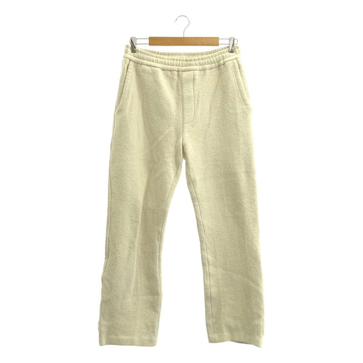 CABaN / キャバン | 2024SS | ウールコットンダブルフェイス イージーパンツ | L | ホワイト | メンズ