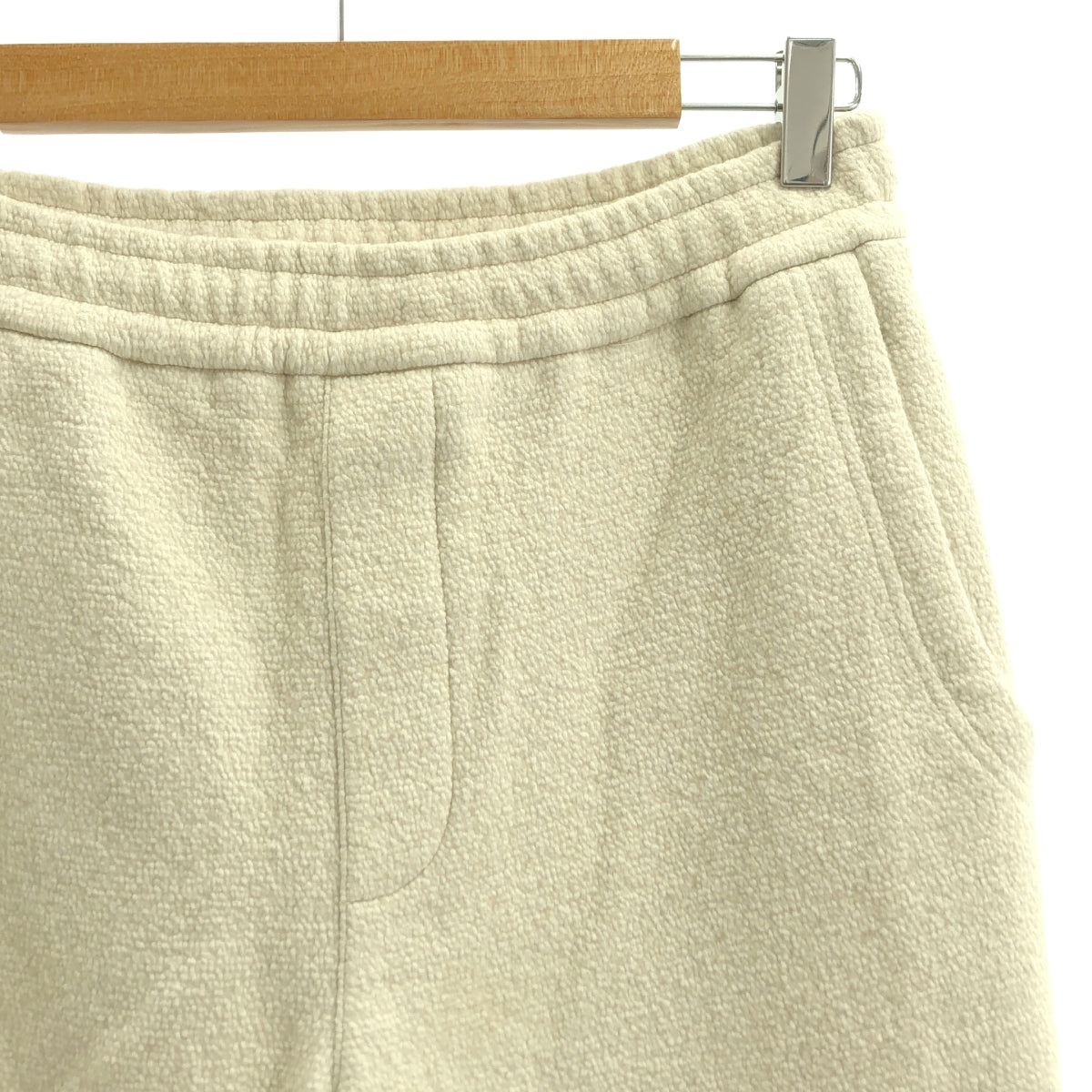 CABaN / キャバン | 2024SS | ウールコットンダブルフェイス イージーパンツ | L | ホワイト | メンズ