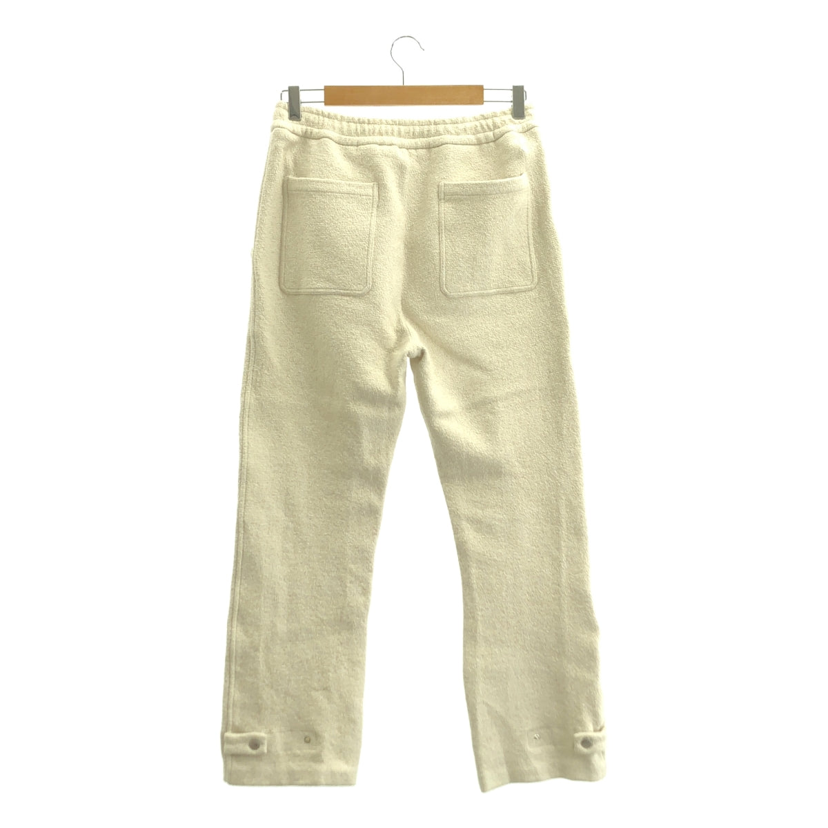 CABaN / キャバン | 2024SS | ウールコットンダブルフェイス イージーパンツ | L | ホワイト | メンズ