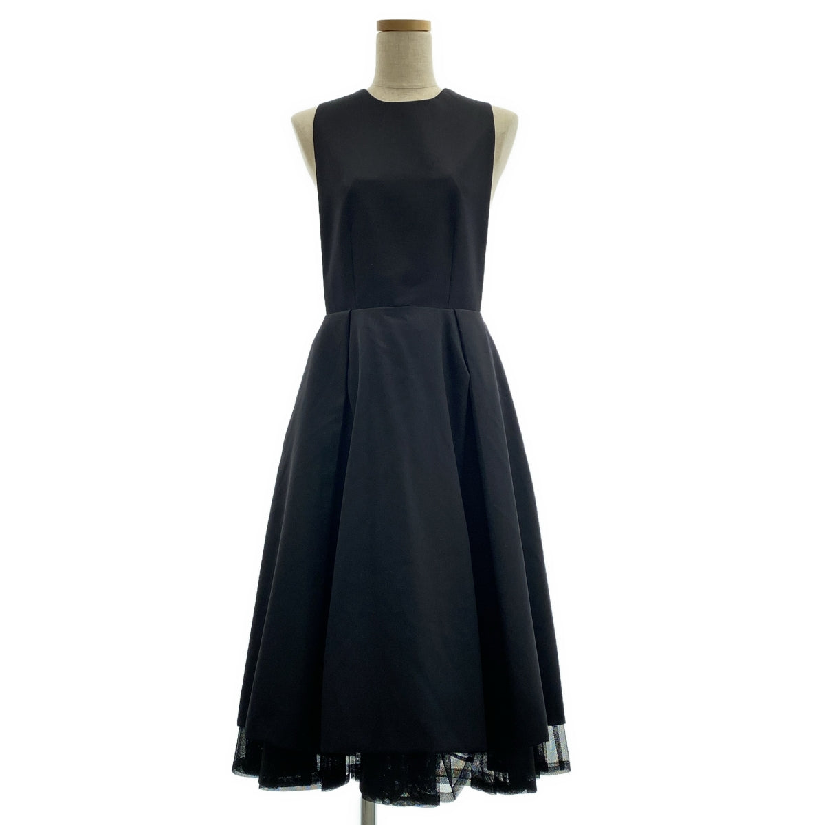 noir kei ninomiya / ノワールケイニノミヤ | 2020SS | チュールドッキング レイヤード 吊りスカート ワンピース | S | レディース