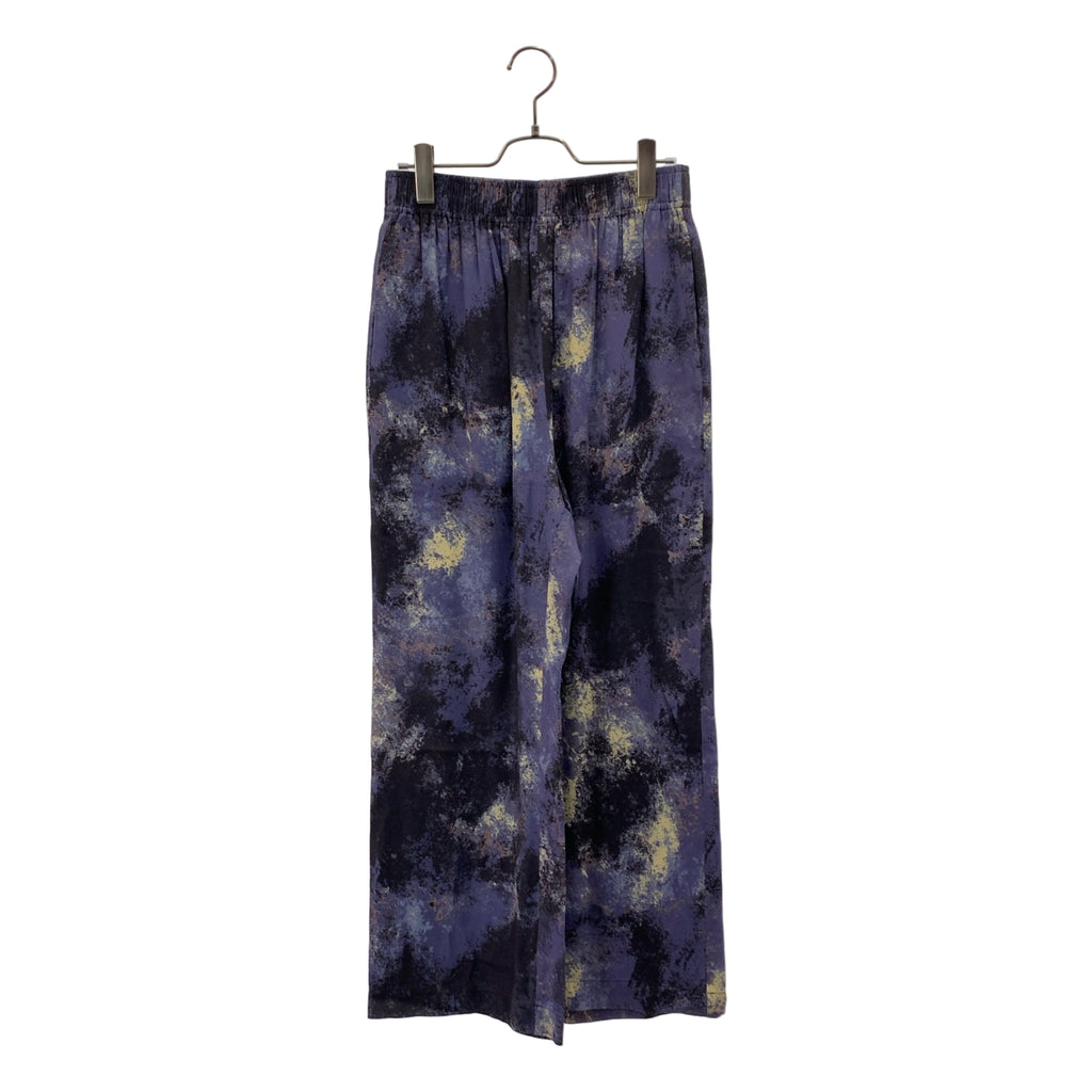 IENA / イエナ | 2024SS | レーヨン ドローストリング アブストラクトプリントイージーパンツ | 38 | レディース