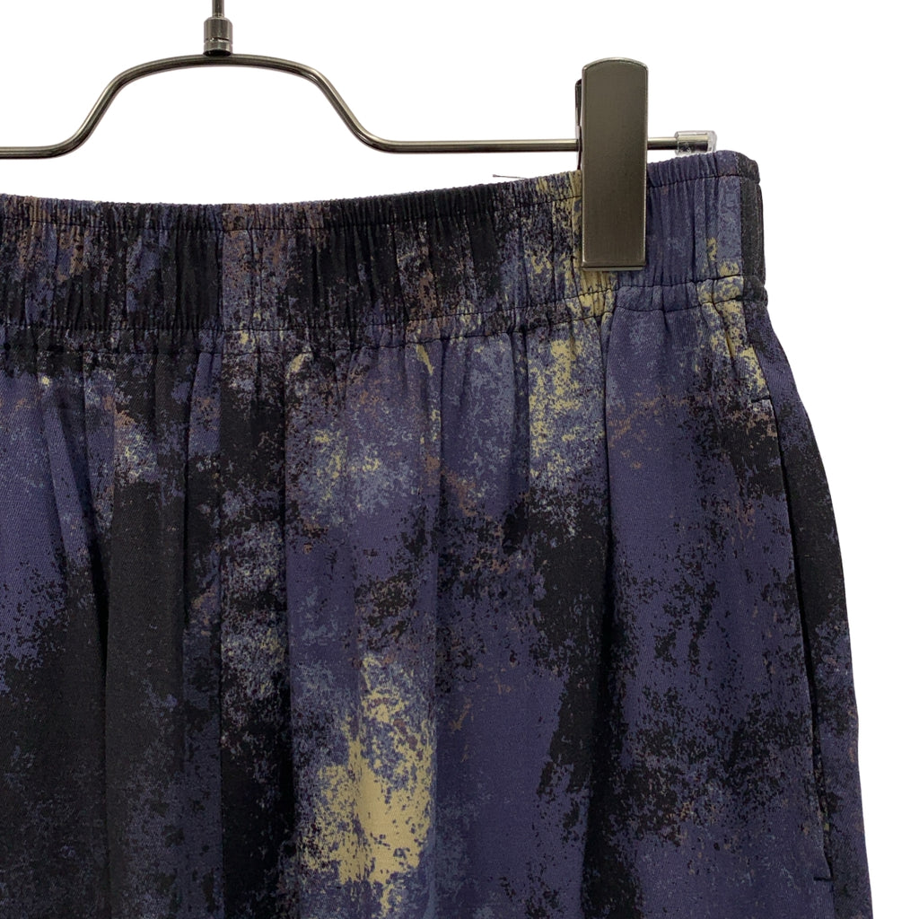 IENA / イエナ | 2024SS | レーヨン ドローストリング アブストラクトプリントイージーパンツ | 38 | レディース