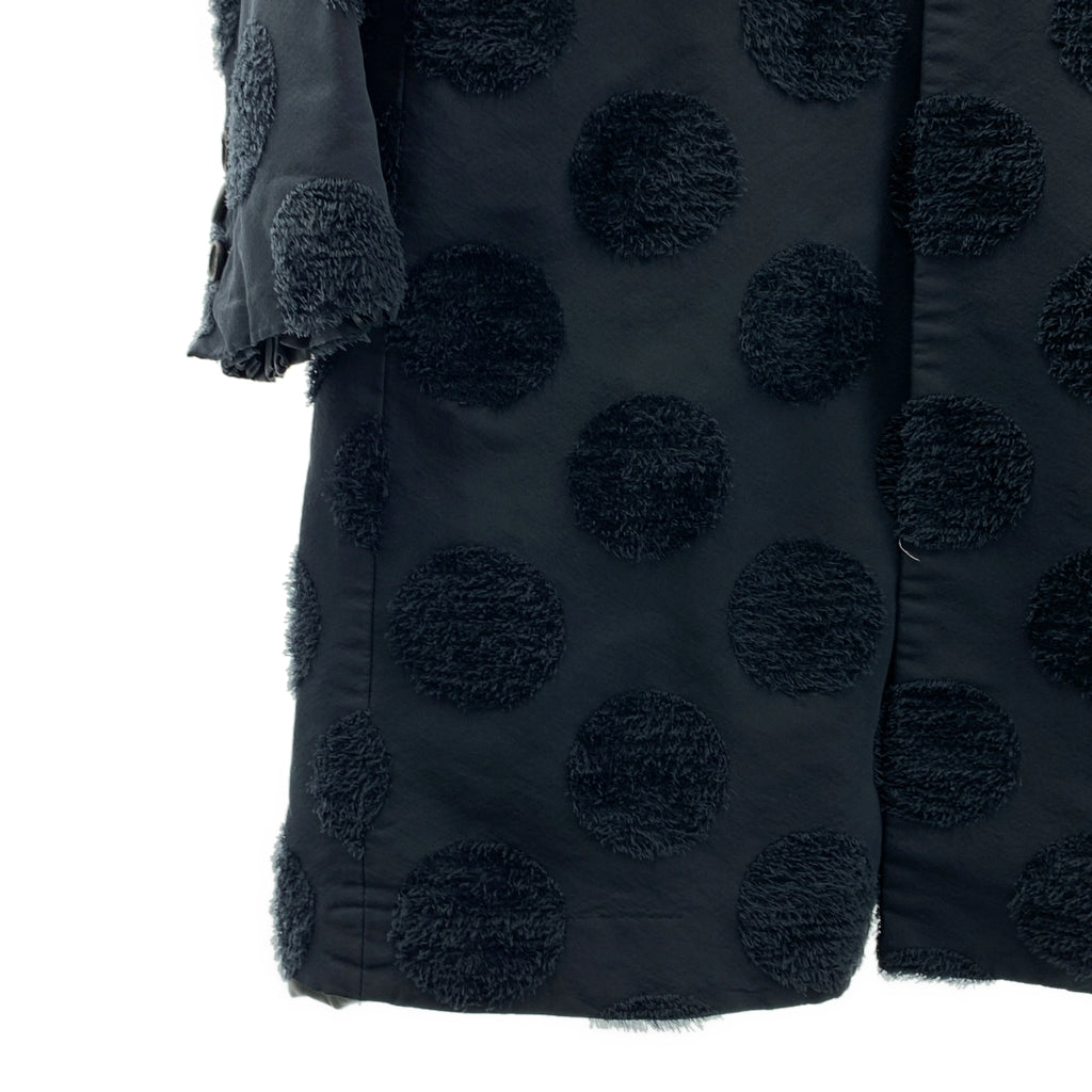 COMME des GARÇONS HOMME PLUS | 2011 秋冬系列 | Decadence 波長外套，荷葉邊內襯，切斯特菲爾德大衣 | S 碼 | 男士