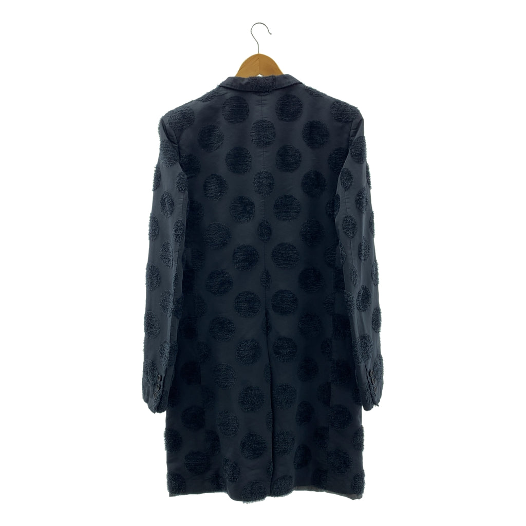 COMME des GARÇONS HOMME PLUS | 2011 秋冬系列 | Decadence 波長外套，荷葉邊內襯，切斯特菲爾德大衣 | S 碼 | 男士