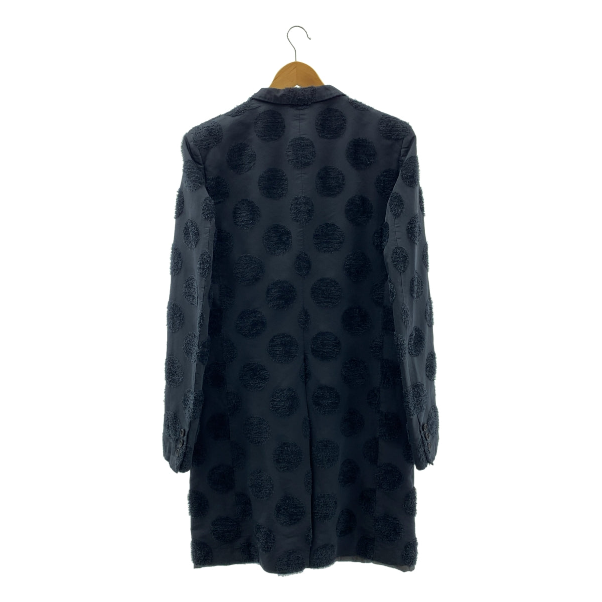 COMME des GARÇONS HOMME PLUS | 2011 秋冬系列 | Decadence 波長外套，荷葉邊內襯，切斯特菲爾德大衣 | S 碼 | 男士