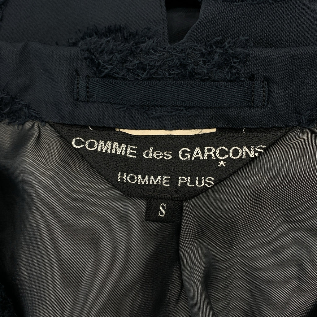 COMME des GARÇONS HOMME PLUS | 2011 秋冬系列 | Decadence 波長外套，荷葉邊內襯，切斯特菲爾德大衣 | S 碼 | 男士