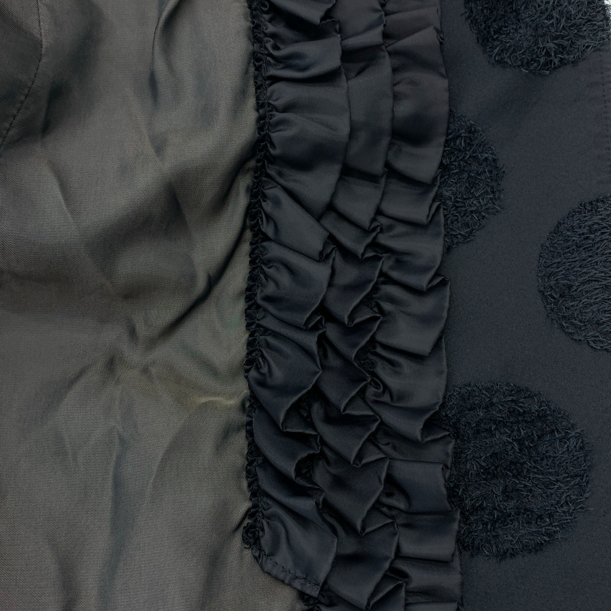 COMME des GARÇONS HOMME PLUS | 2011 秋冬系列 | Decadence 波長外套，荷葉邊內襯，切斯特菲爾德大衣 | S 碼 | 男士