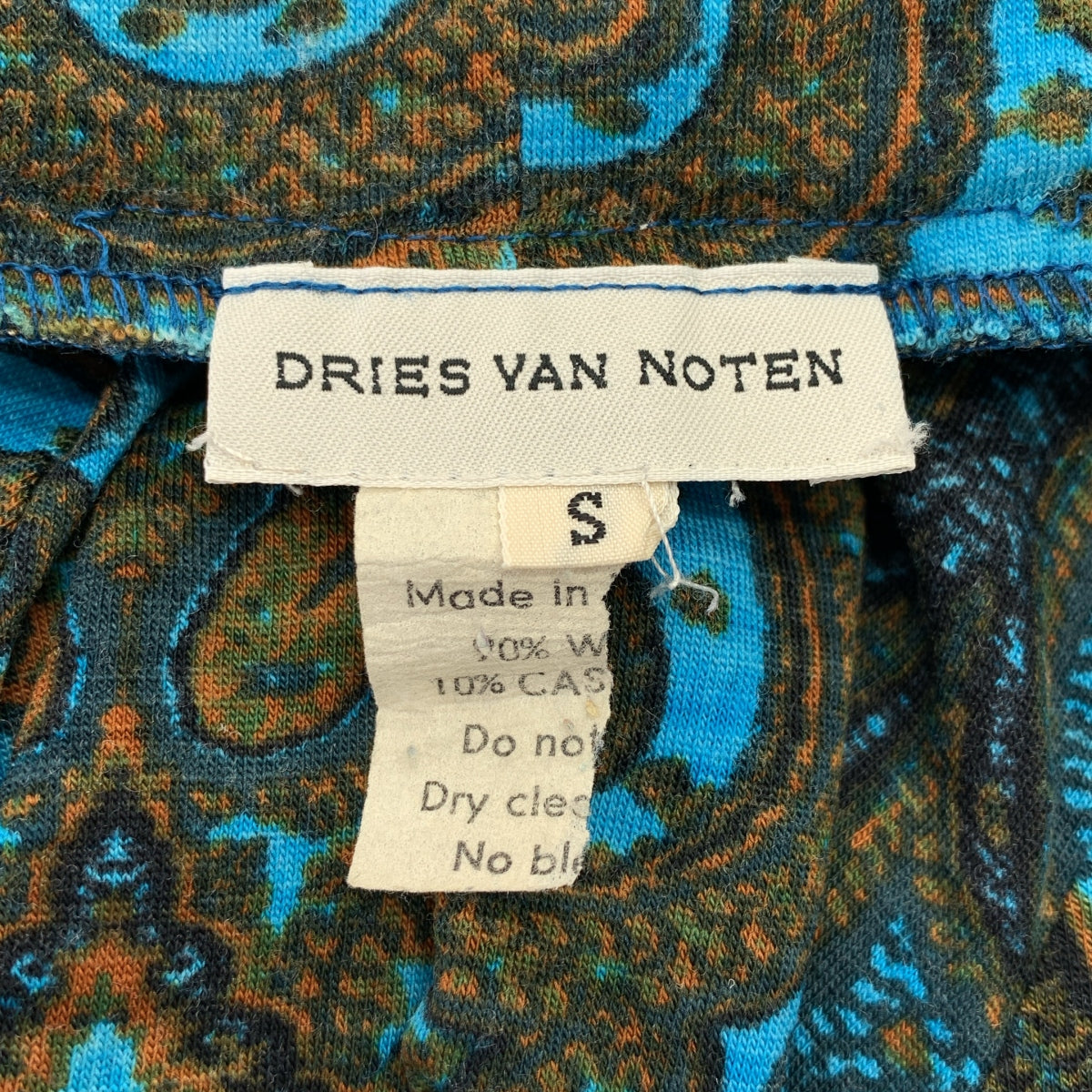 DRIES VAN NOTEN / ドリスヴァンノッテン | ウール カシミヤ 総柄