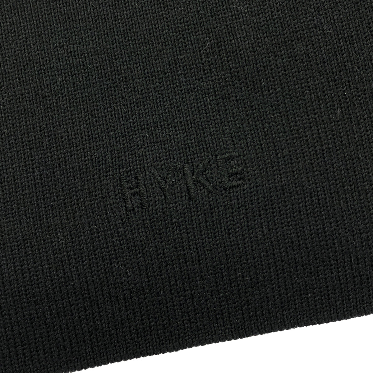 HYKE / ハイク | 2022SS | CREW NECK CROP TOP ロゴ 刺しゅう ニットベスト | F | レディース