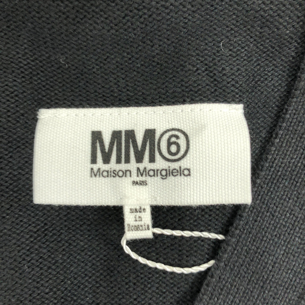 MM6 Maison Margiela | 2020 秋冬羊毛雙色針織開襟衫 | S 碼 | 黑色/米色 | 女款