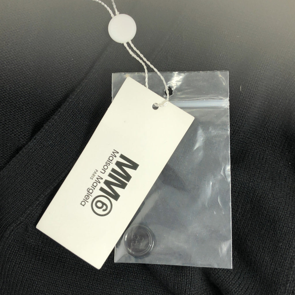 MM6 Maison Margiela | 2020 秋冬羊毛雙色針織開襟衫 | S 碼 | 黑色/米色 | 女款