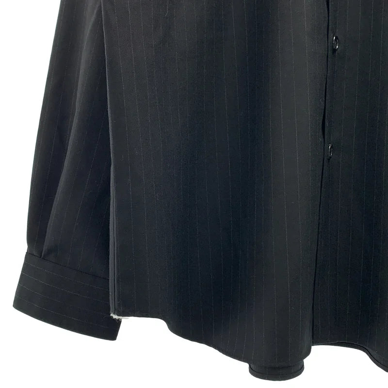 sans limite / サンリミット | 2025AW | ウールピンストライプボックスレギュラーシャツ | 2 | メンズ