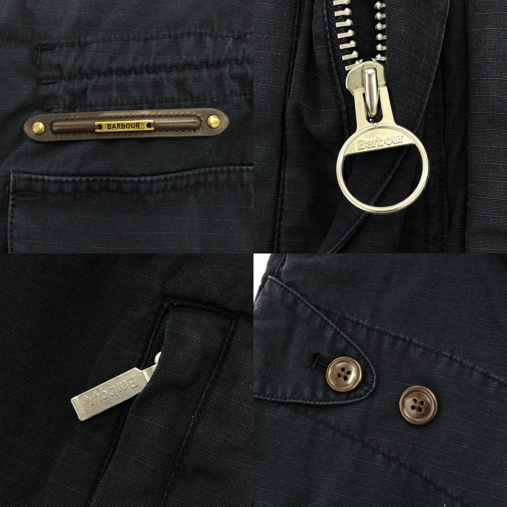 Barbour / バブアー | GOLD STANDARD / Garment Dye / リップストップ ミリタリー フィールドジャケット | M | ネイビー | メンズ