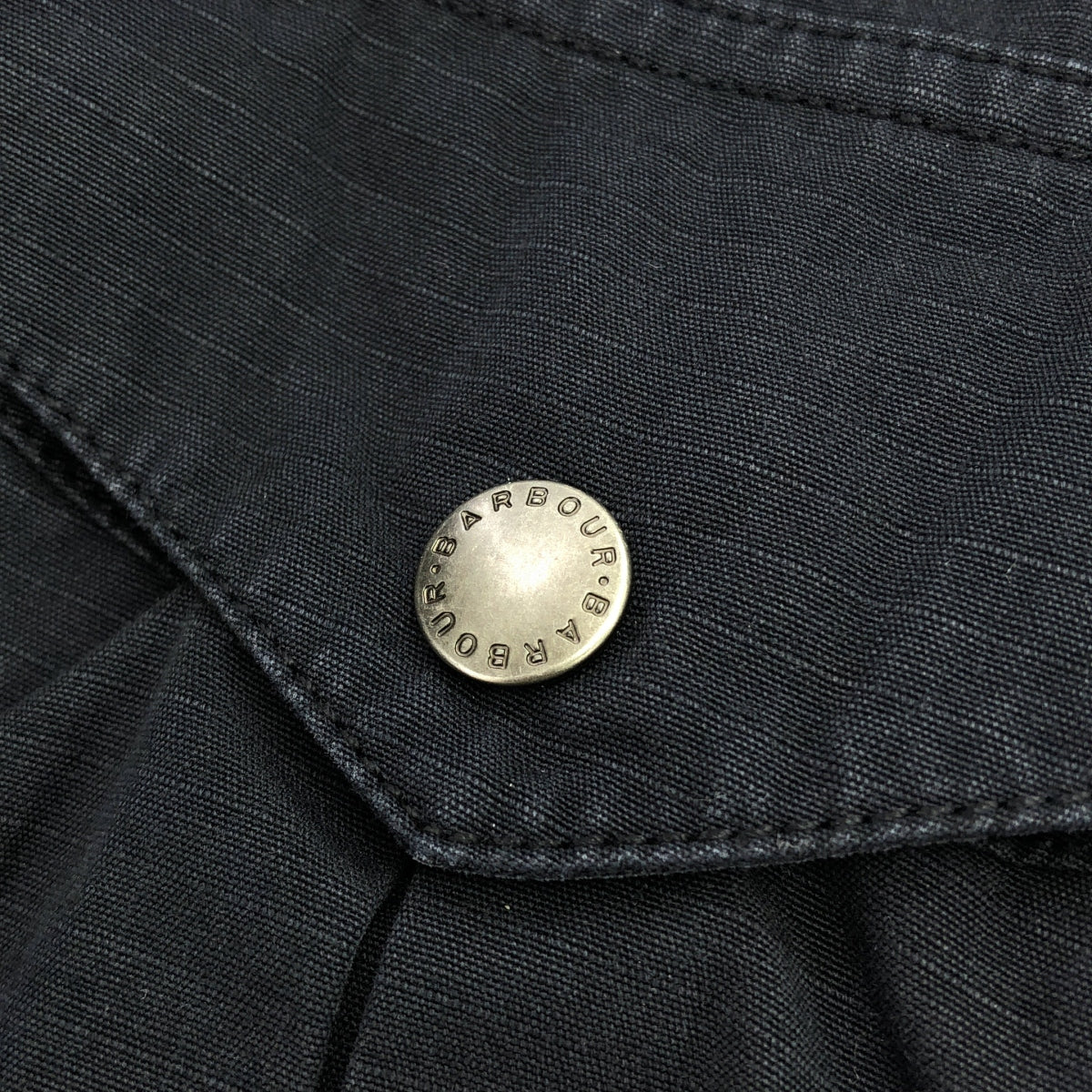 Barbour / バブアー | GOLD STANDARD / Garment Dye / リップストップ ミリタリー フィールドジャケット | M | ネイビー | メンズ