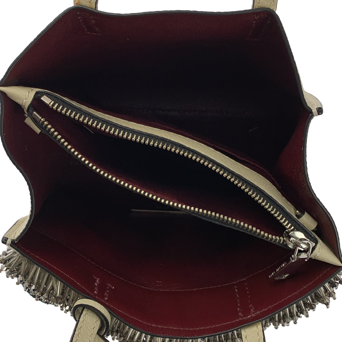 MARC JACOBS / 마크 제이콥스 | MINI GRIND / 미니 그라인드 퐁퐁 비즈 장식 2Way 토트 숄더백 |