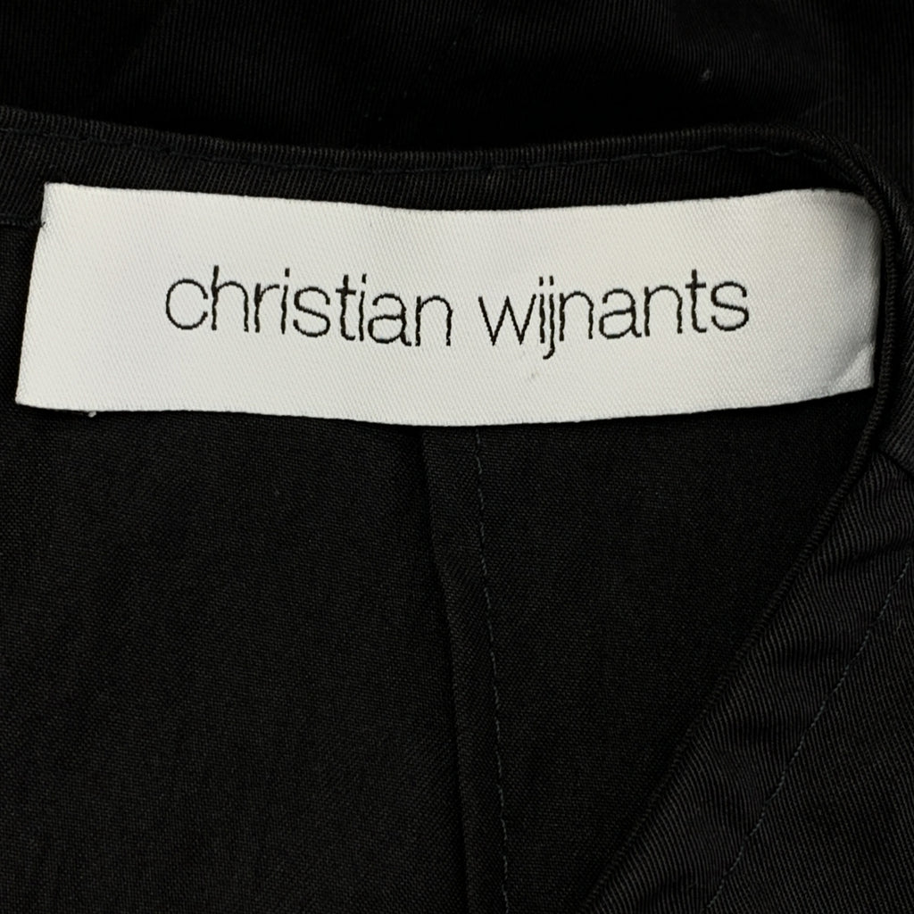Christian Wijnants | 皮帶褶皺無袖洋裝 | 尺寸 36 |