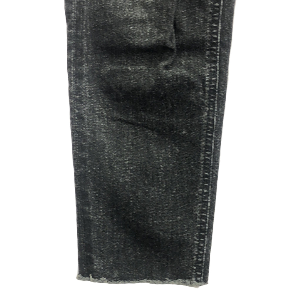 YANUK / ヤヌーク | RUTH Slim Tapered スリム テーパード デニムパンツ | 25 | ブラック | レディース