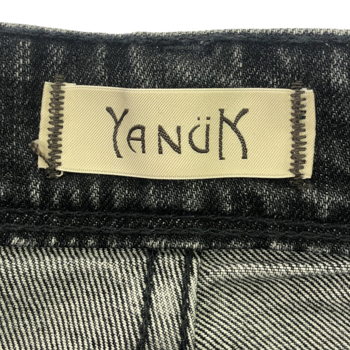 YANUK / ヤヌーク | RUTH Slim Tapered スリム テーパード デニムパンツ | 25 | ブラック | レディース