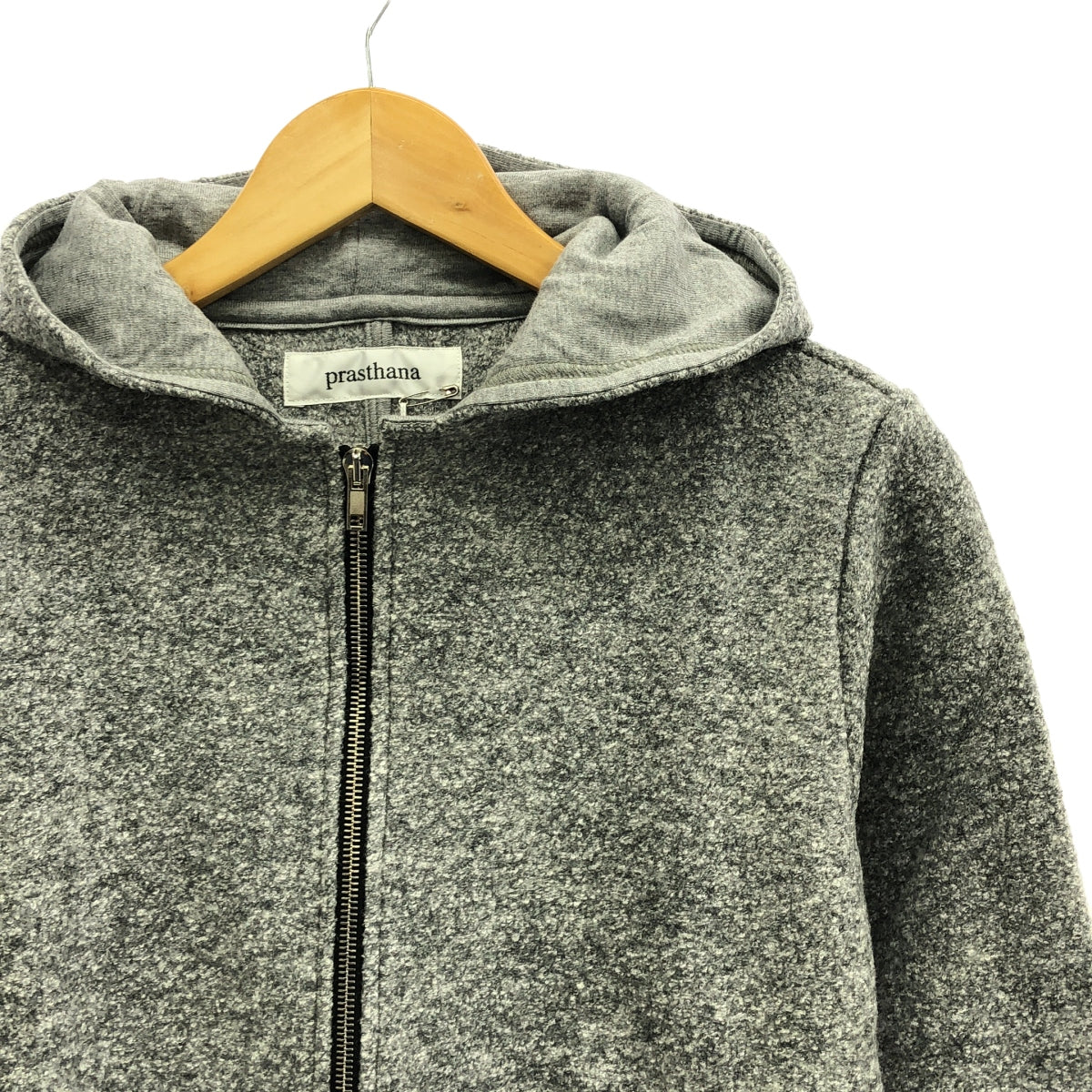 [New] prasthana / Prasthana | Troll Zip Hoodie | S | Gray | Men's